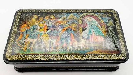 Шкатулка спящая красавица 8х18см арт. 927811