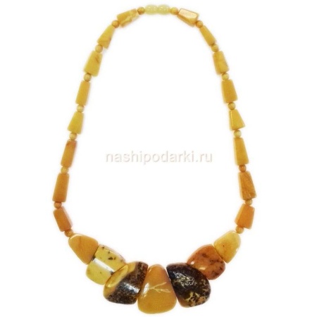 картинка Колье из янтаря 48гр Арт.  090419737 магазин 