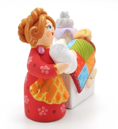 Ковровская игрушка "Печка" 9х10 см. арт. 890167313