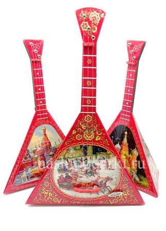 картинка Балалайка музыкальная 25см арт. 98439 магазин подарков