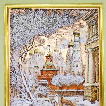 Гравюра на меди "Кремль-Колокольня Ивана Великого" 26х22см Арт. 290119171