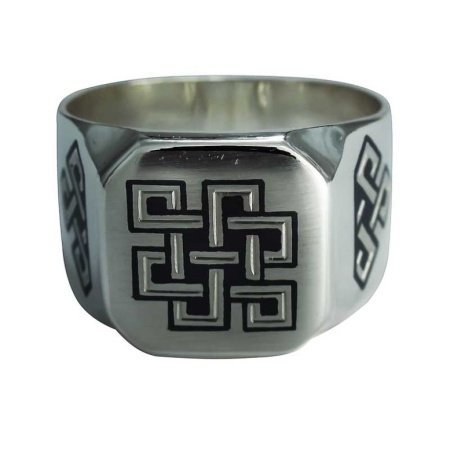 картинка Серебряное Кольцо "Знак бесконечности" Арт: 10020027В05 