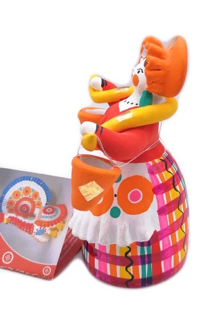 Дымковская игрушка водоноска 11 см. арт. 5746333