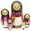  Матрешка 5 мест Сергиев-Посад "Семья" 18см Арт. 060319465