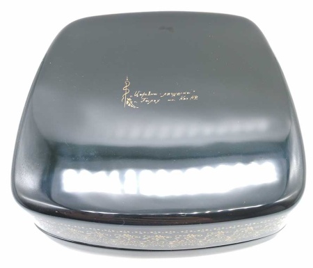 Авторская высокохудожественная шкатулка Палех "Царевна лягушка"  15х15 см. арт. 6846522 