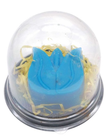 Мыло подарочное синее 10х10 см. арт. 858722