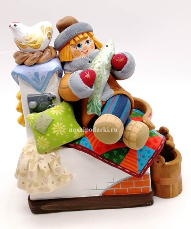 Емеля на печи Ковров 17х14 см. арт. 4365474