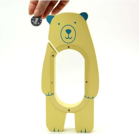 Копилка деревянная "Медведь" Артикул: 8011 