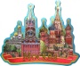 Магнит фольгированный Москва ,фигурный арт. 02509019K70B 