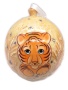 Елочный шар деревянный, открывающийся 10 см. арт. 587223