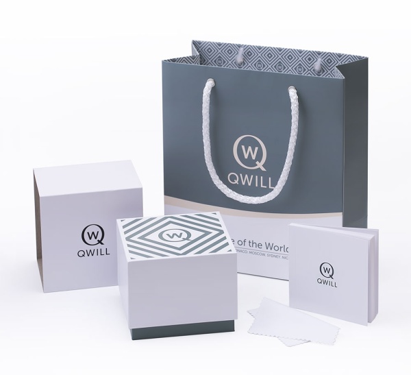 картинка Серебряные женские часы QWILL 8152.02.01.9.15A магазин подарков