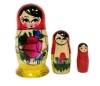 Семеновская роспись матрешка 3 куклы 7см арт. 77881
