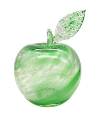 картинка Яблоко стеклянное 16х11 см. арт. 56789074 магазин подарков