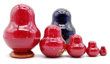 Матрешка "Рябинка" 10 см. 5 мест арт. 876522  Матрешка "Рябинка" 10 см. 5 мест арт. 876522