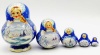 Матрешка "Зима в шубке" 10 см. арт, 6323467