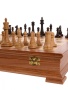 Шахматы "Стаунтон", махагон Артикул: 45МЛС-Б-ФС 