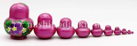 Матрешка микро 6 см. 10 мест арт. 983351