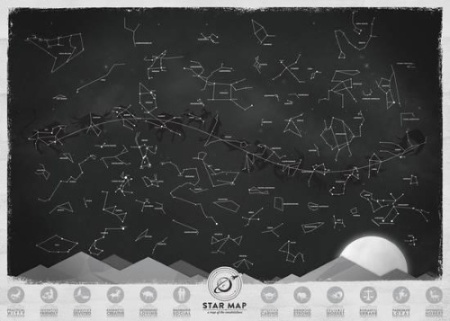  Карта "Star map" Артикул: 4105 