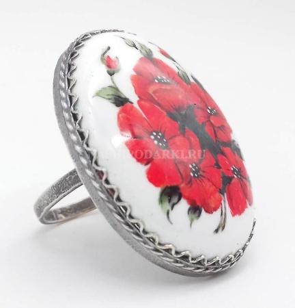 картинка Ростовская Финифть Кольцо Арт 54398833 