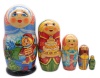 Матрешка сказка "Царевна лягушка" 5 мест 18 см. арт. 562329