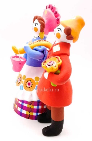 картинка Дымка "Парочка деревенская" №4 16см арт. 817639 магазин подарков