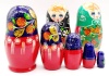 Матрешки недорогие 11 см. 5 мест арт. 875369