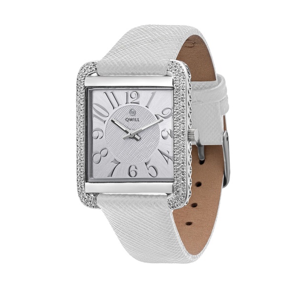 Серебряные женские часы QWILL 6351.06.02.9.22A 
