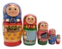 Матрешка Сергиево-посадская  5 мест 17 см. арт. 4622298