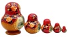 Матрешка авторская 5 мест  9 см. арт, 6545233