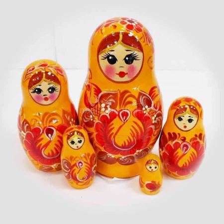 Матрешка "Вятская" 5 мест 9см арт. 1218741