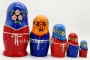 Матрёшка Сергиево-посадская 5 мест 15см арт. 76432