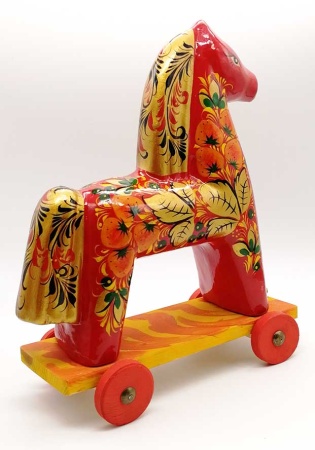 Фигурка "Конь на колесах" 20х23 см. арт. 95722