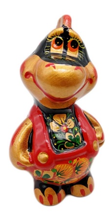 Дракон Хохлома 10 см арт. 7646535 