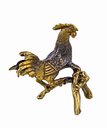 Птица Петух Рассвет без подставки 32х39 мм. арт. 800.1 Птица Петух Рассвет без подставки 32х39 мм. арт. 800.1