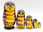 Матрешка "Сова" 11 см. 5 мест арт. 7898771