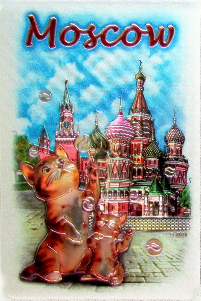 Магнит фольгированный Москва арт. 02506018K5 