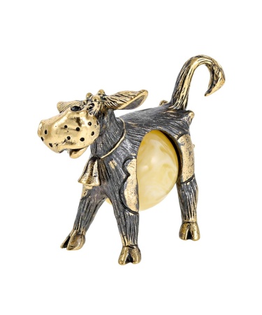 Корова Милка с шариком 40х30 мм. арт. 2561