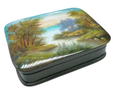 Шкатулка авторская "Лето" 10х8 см. арт. 686332