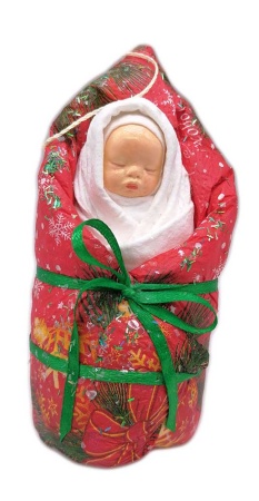 Ватная игрушка "Младенец" 12 см. арт. 6765339