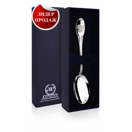 Серебряная ложка чайная "Единство"  Артикул: 235ЛЖ03001 магазин 