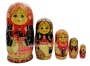 Матрешка Сергиево-посадская 5 мест. 17см арт. 421173