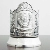 Подстаканник никелированный "Герб СССР" 10х8см арт. 983468