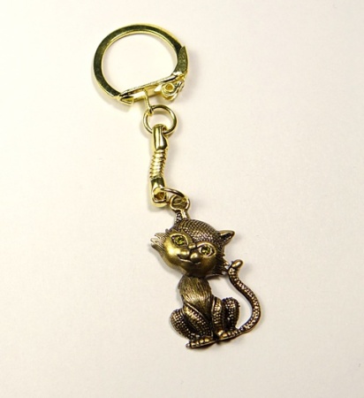 Брелок из латуни Котенок арт. 408 Брелок из латуни Котенок арт. 408