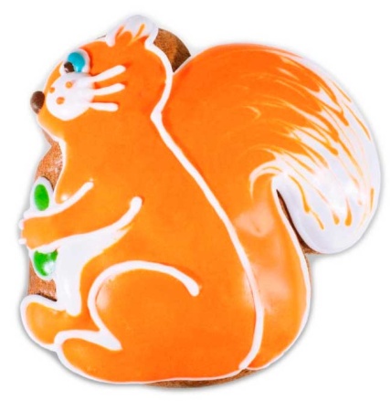 ПРЯНИК АССОРТИ «БЕЛОЧКА» 7х7 см. арт. 007