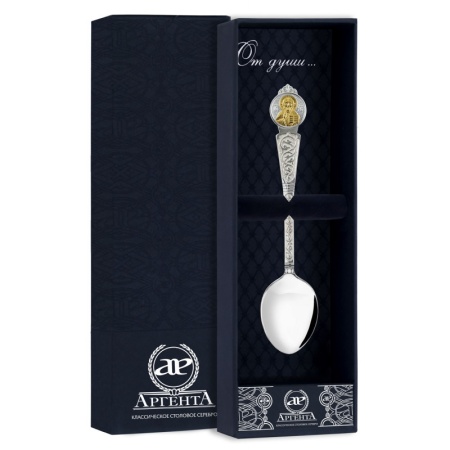 Ложка "Вседержитель" с позолотой  Артикул: 1040ЛЖ00002, Ф2440101 магазин 