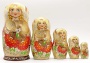Матрешка "Рябинка"  высокохудожественная 19 см. 5 мест арт. 635638  Матрешка "Рябинка"  высокохудожественная 19 см. 5 мест арт. 635638