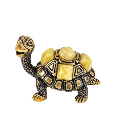 Фигурка из латуни Черепаха Тортилла 50х30 мм. арт. 1863