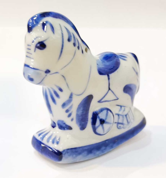 Лошадка гжель 7 см. арт. 575223