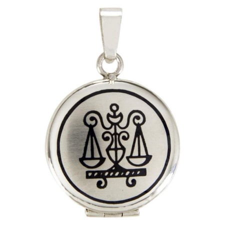 картинка Серебряный Медальон "Весы" Арт: 10130036Е05 