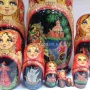 Матрешка 9 предметов "Русские народные сказки" 26см Арт. 020319340